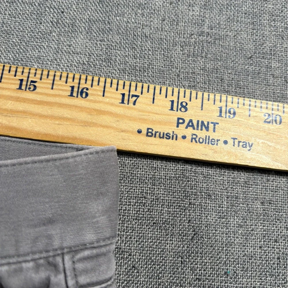 Banana Republic Traveler Slim Pants Mens 34x30 (Fits 34x28) Gray 5-Pocket Chinos